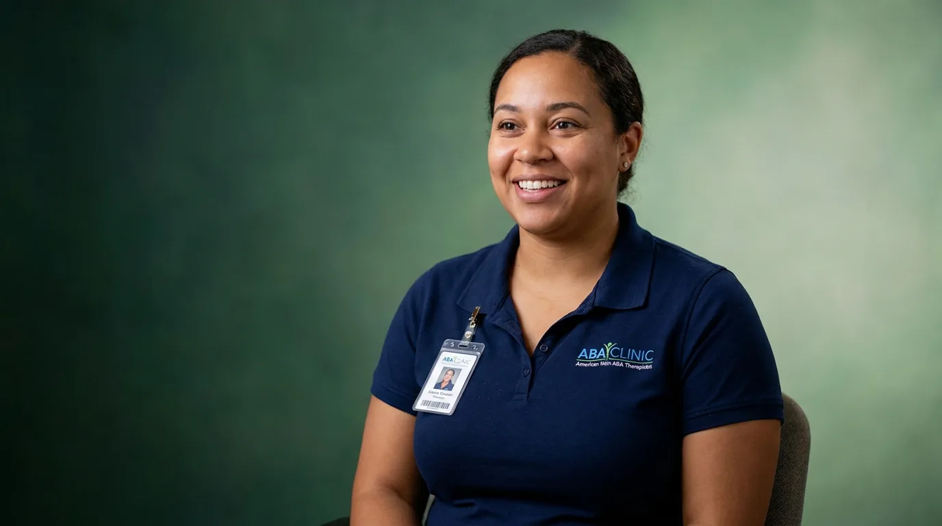 ABA therapy services in Atlanta, GA: illustrative photo of an ABA therapist at work