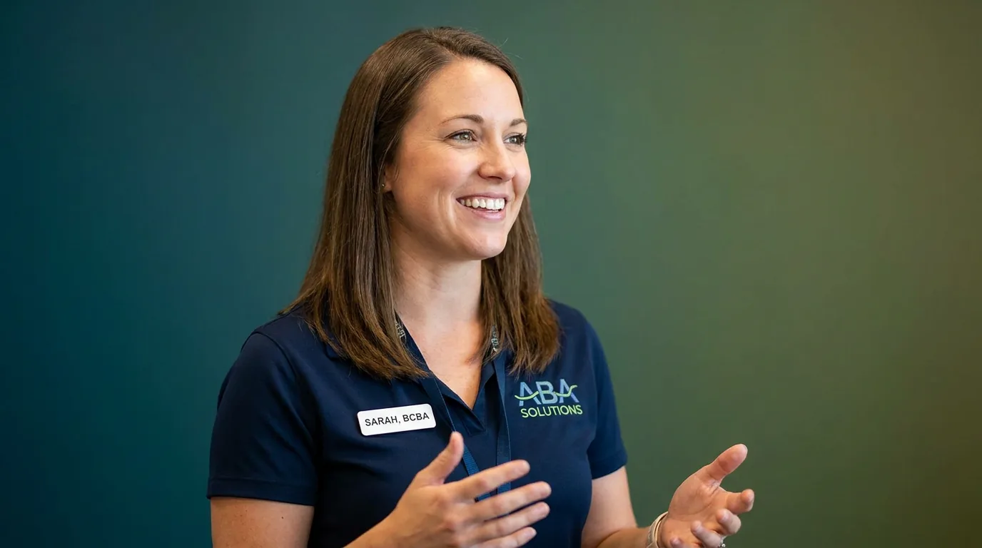 ABA therapy services in Fort Myers, FL: illustrative photo of an ABA therapist at work