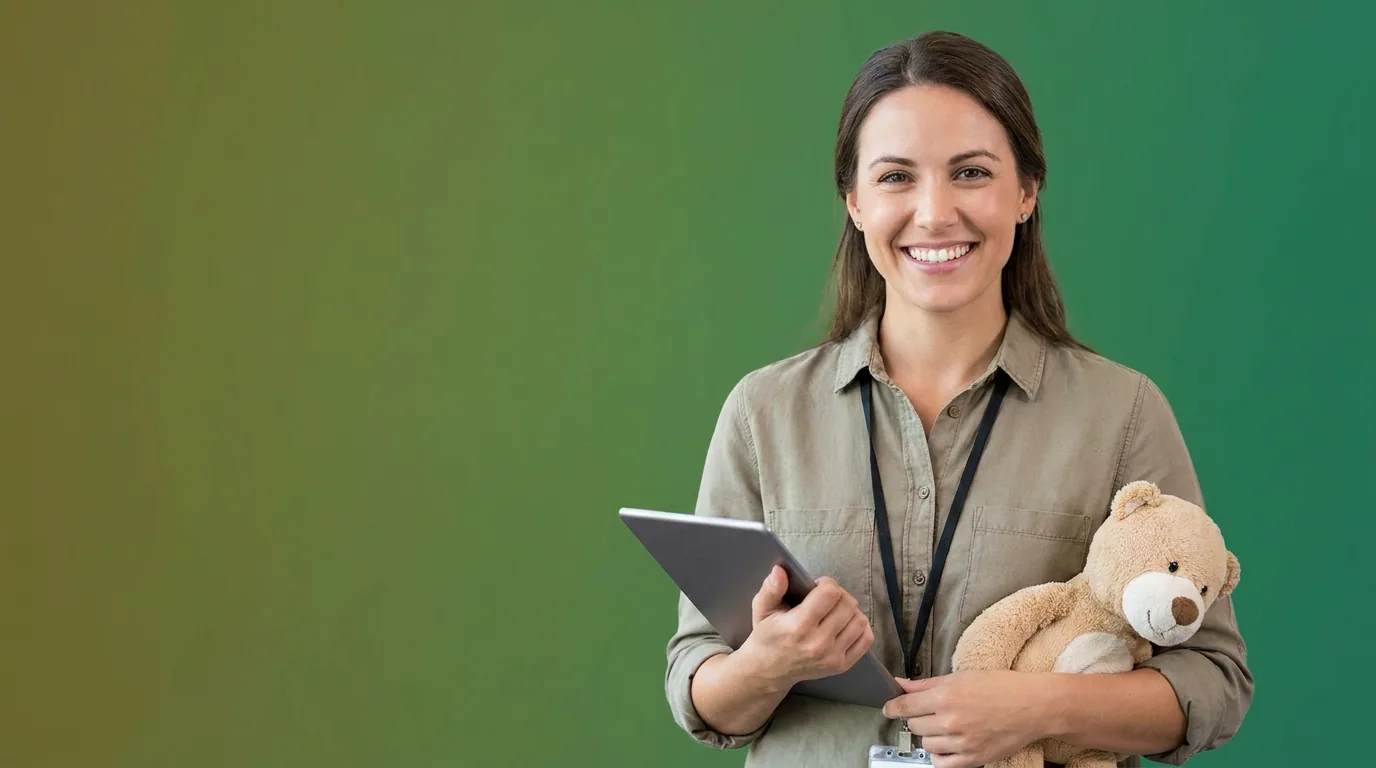 ABA therapy services in Jackson, NJ: illustrative photo of an ABA therapist at work