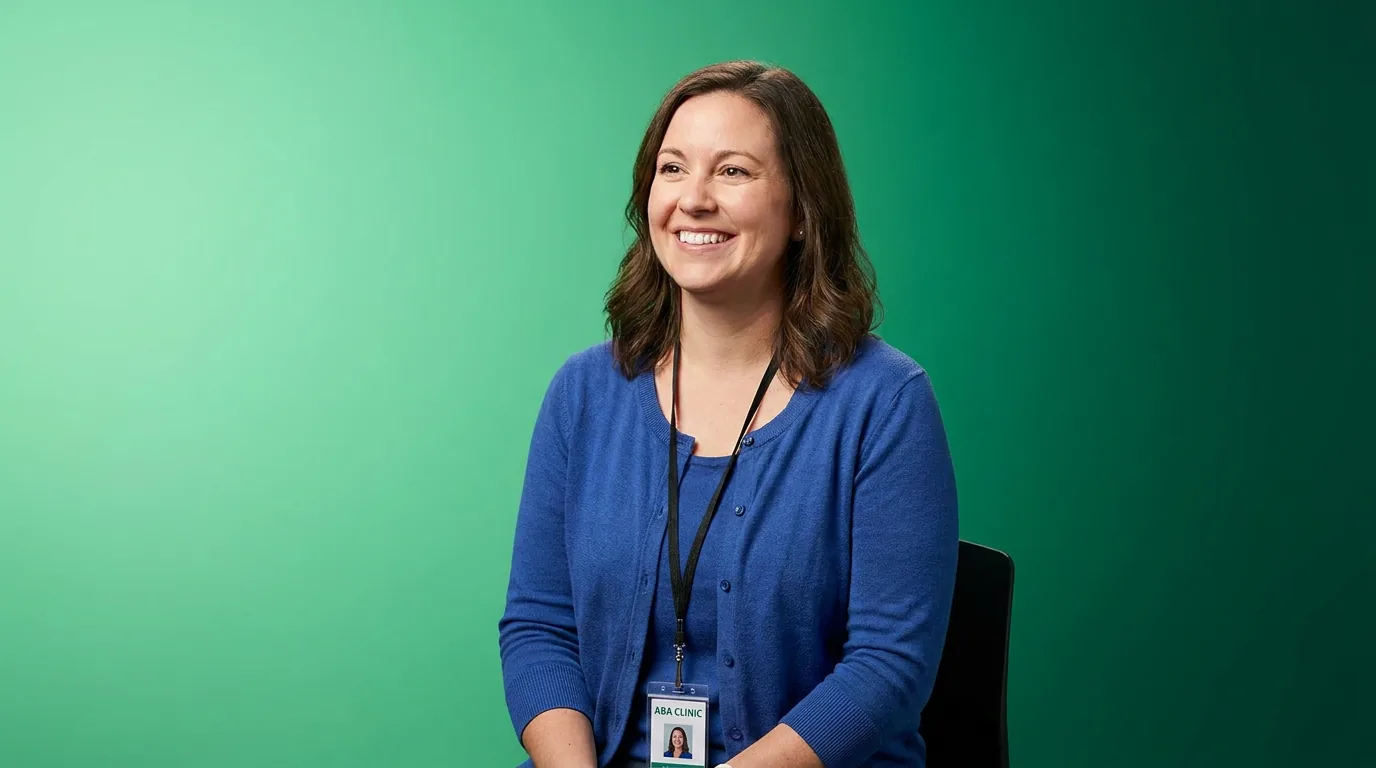 ABA therapy services in Fairfax, VA: illustrative photo of an ABA therapist at work
