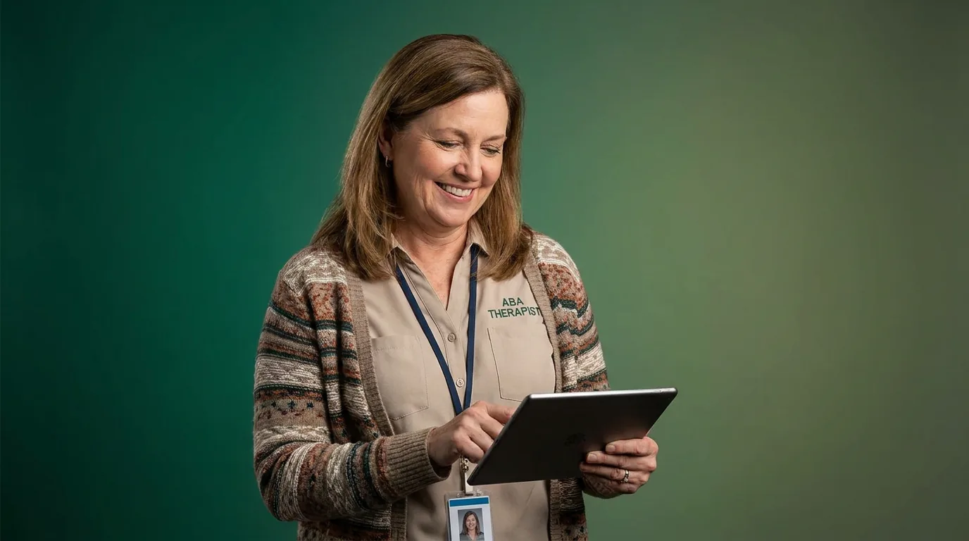 ABA therapy services in Port Saint Lucie, FL: illustrative photo of an ABA therapist at work