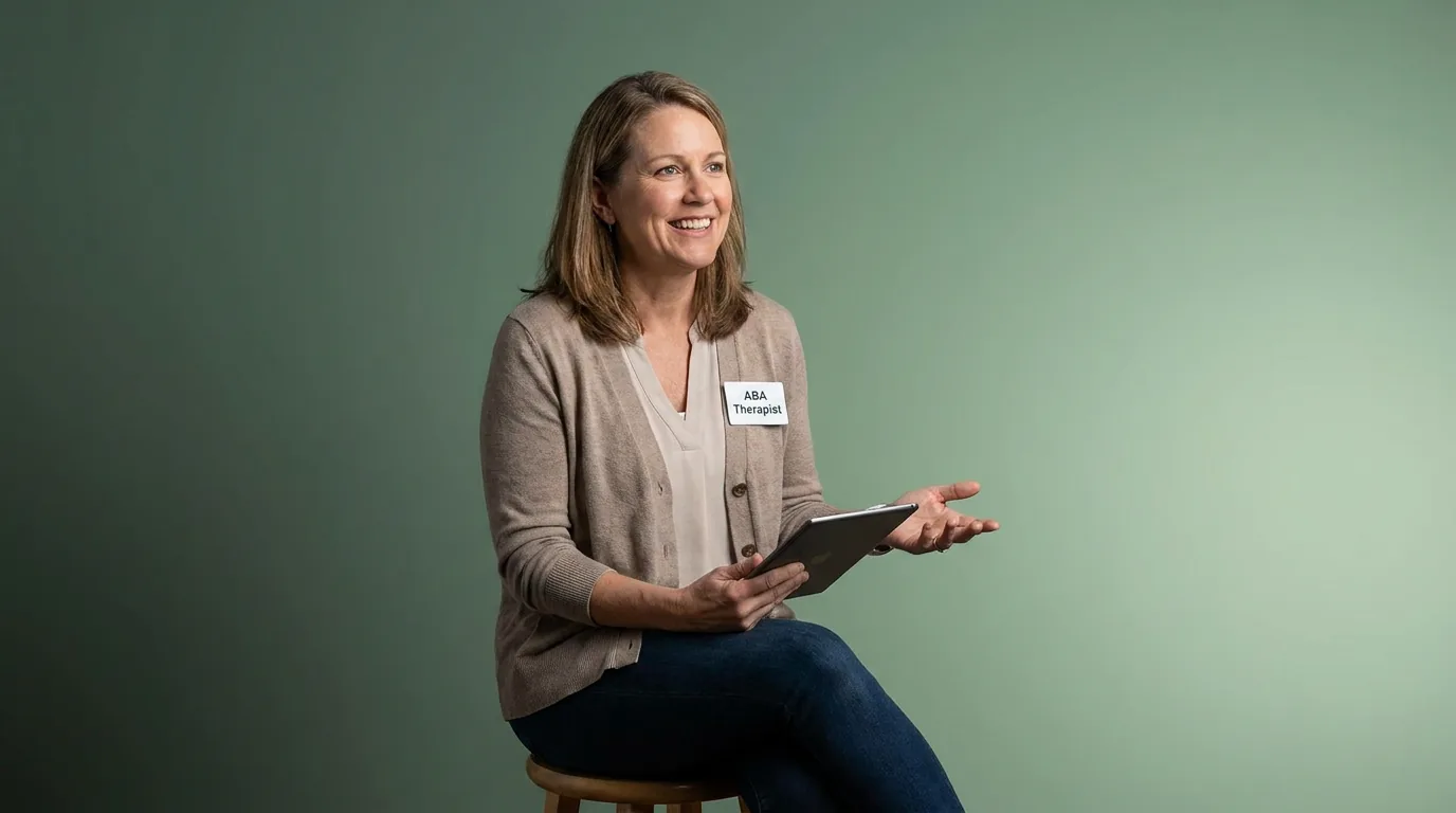 ABA therapy services in Memphis, TN: illustrative photo of an ABA therapist at work