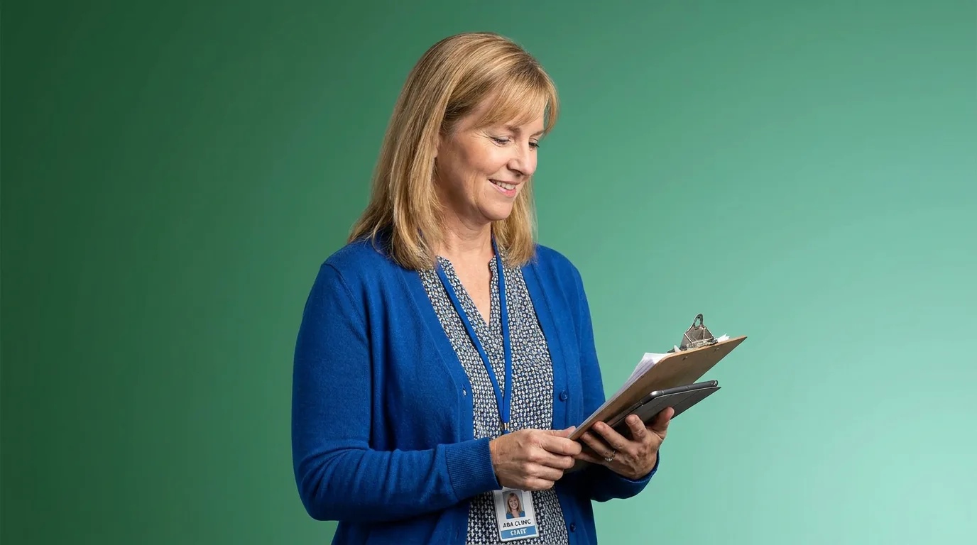 ABA therapy services in Baton Rouge, LA: illustrative photo of an ABA therapist at work