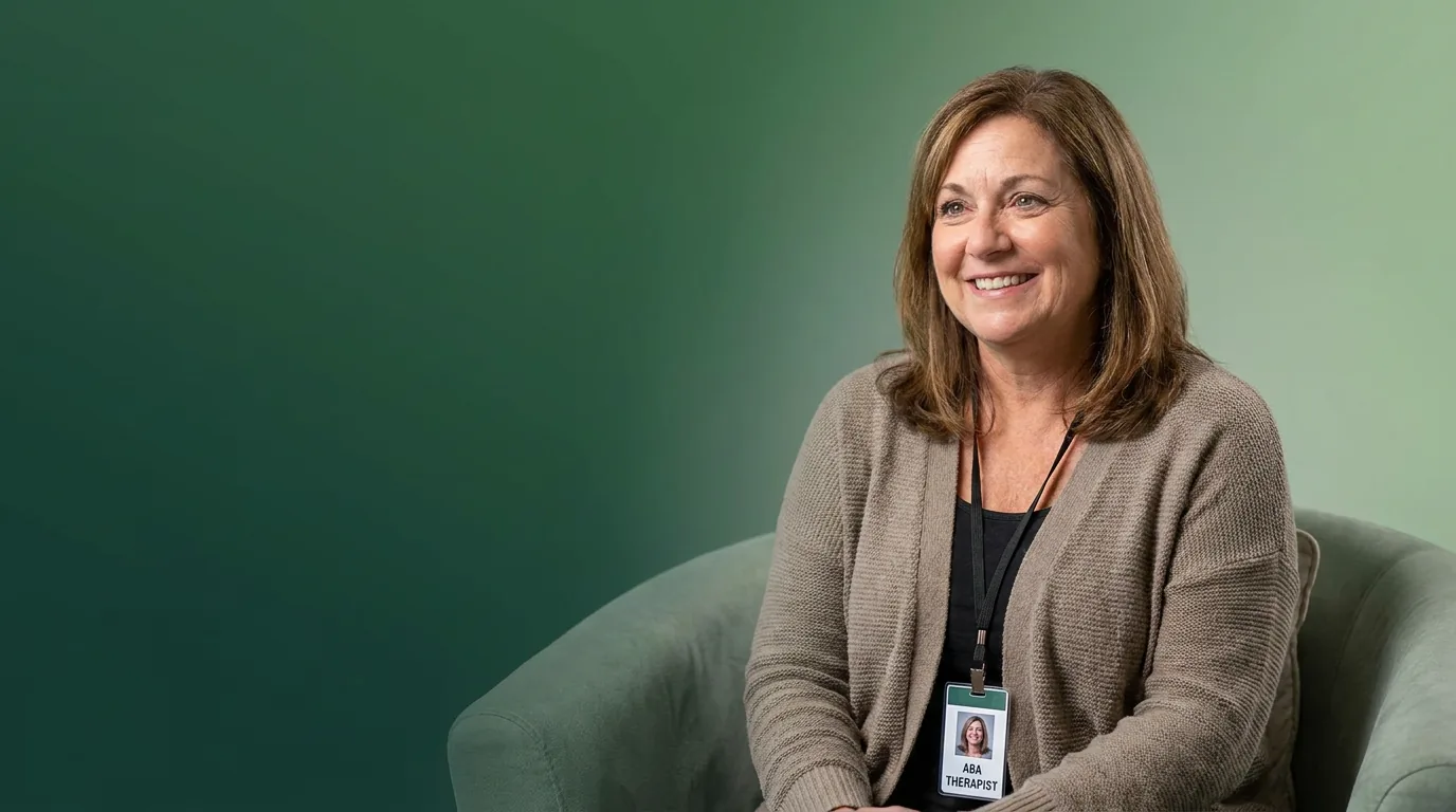 ABA therapy services in Dallas, TX: illustrative photo of an ABA therapist at work