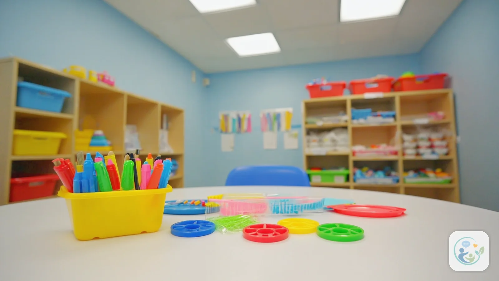 ABA therapy services in Chula Vista, CA: illustrative photo of a child-friendly ABA therapy room