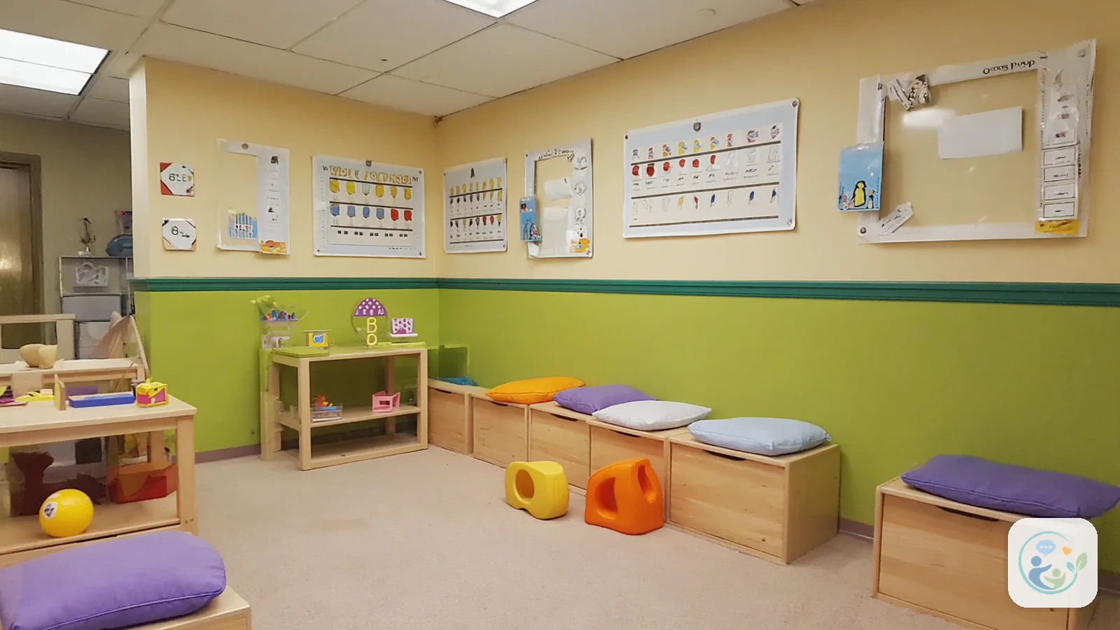 ABA therapy services in Johnston, IA: illustrative photo of a child-friendly ABA therapy room