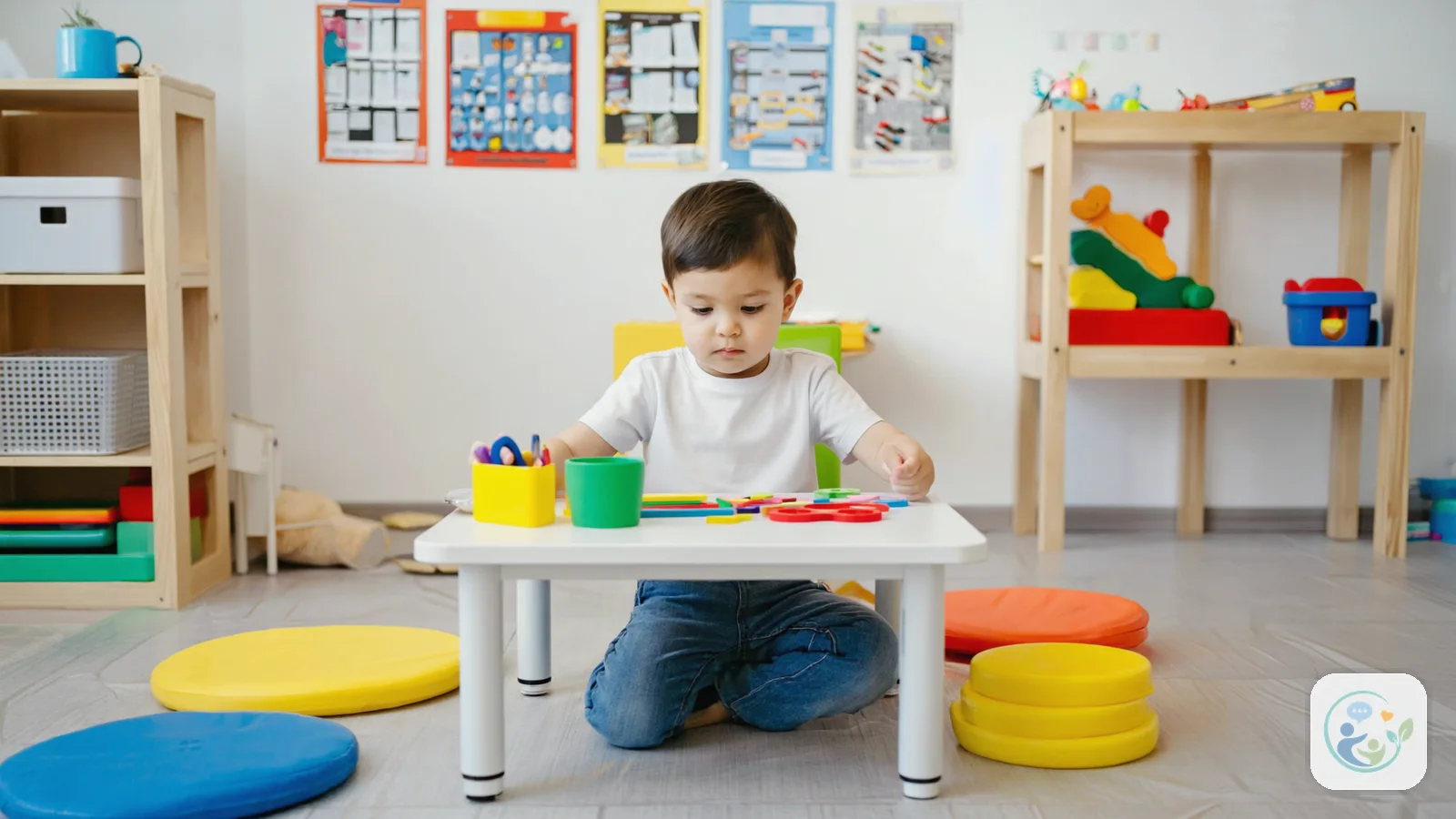 ABA therapy services in Broken Arrow, OK: illustrative photo of a child-friendly ABA therapy room