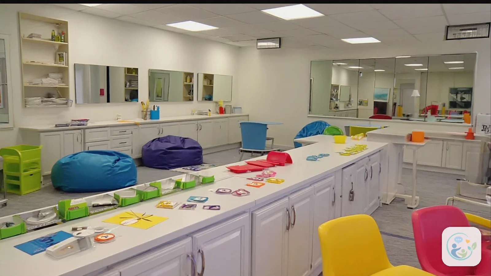 ABA therapy services in Virginia: illustrative photo of a child-friendly ABA therapy room