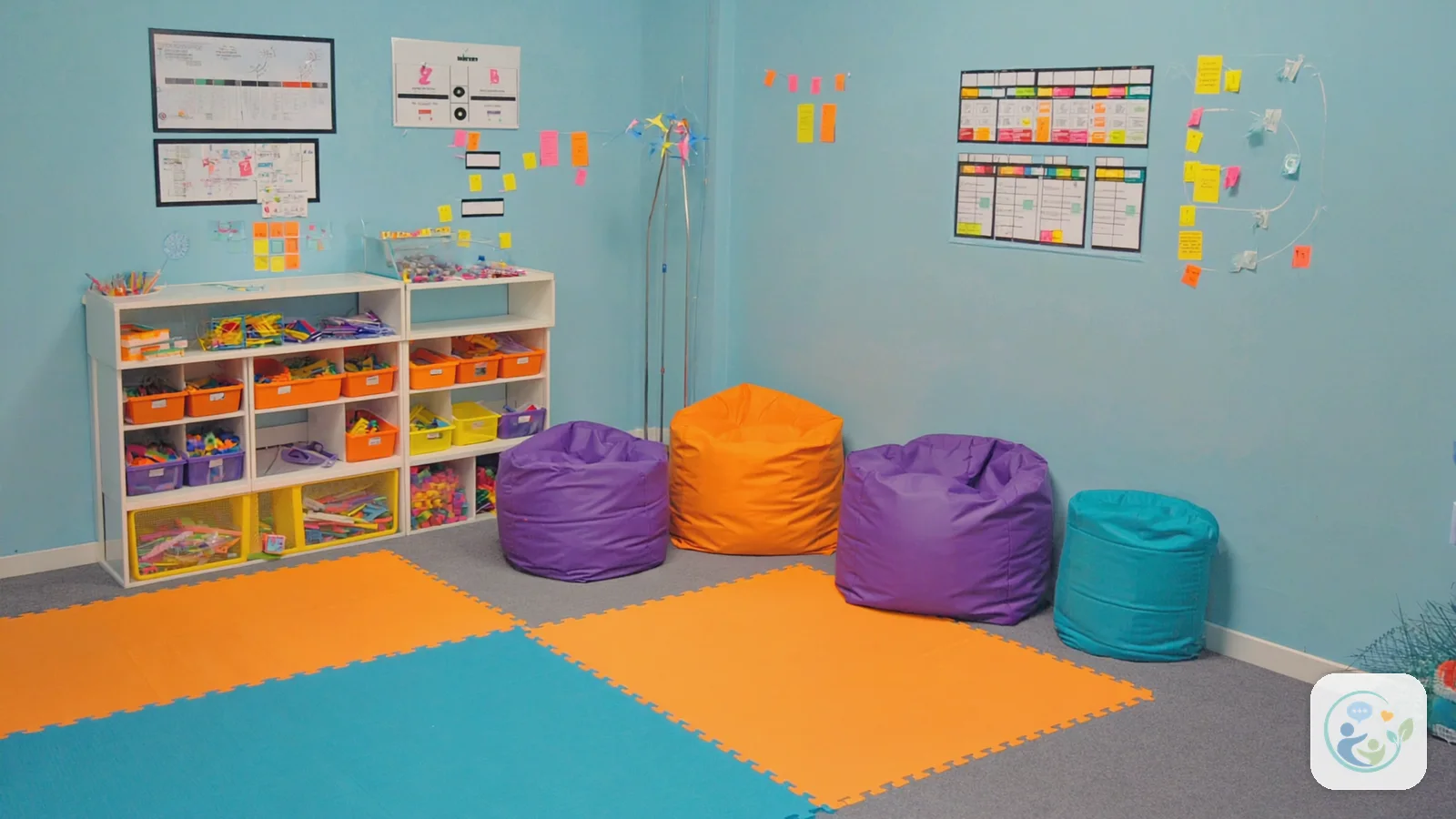 ABA therapy services in Oklahoma: illustrative photo of a child-friendly ABA therapy room