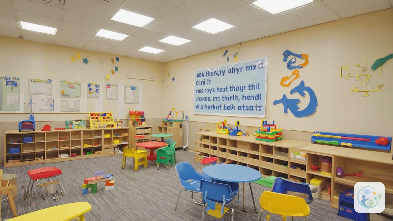 ABA therapy services in Indiana: illustrative photo of a child-friendly ABA therapy room