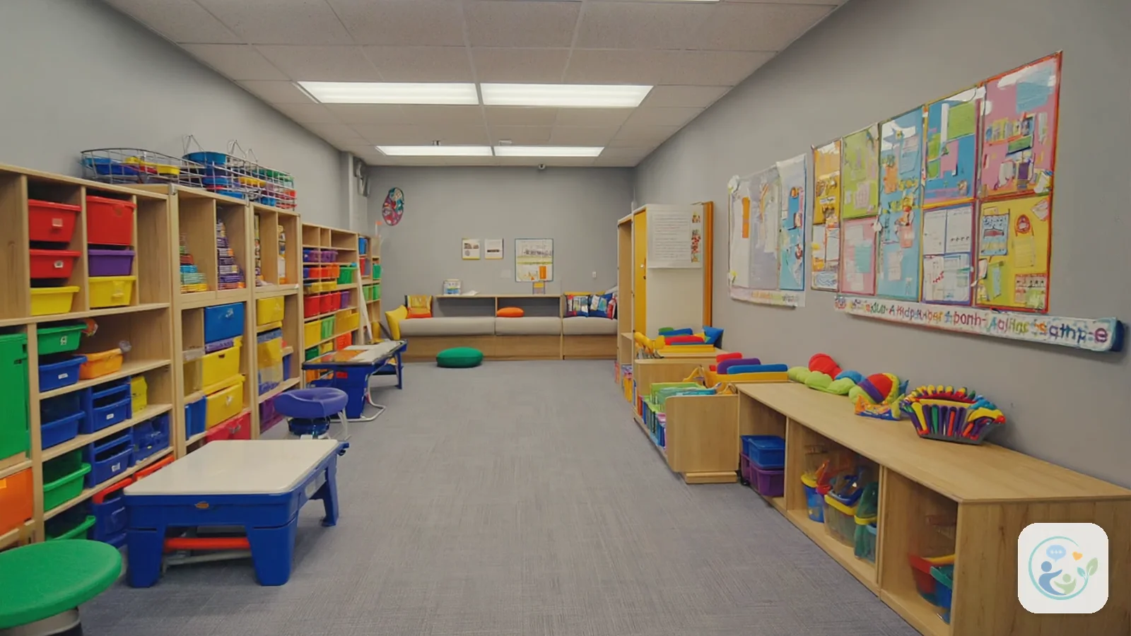 ABA therapy services in Alabama: illustrative photo of a child-friendly ABA therapy room