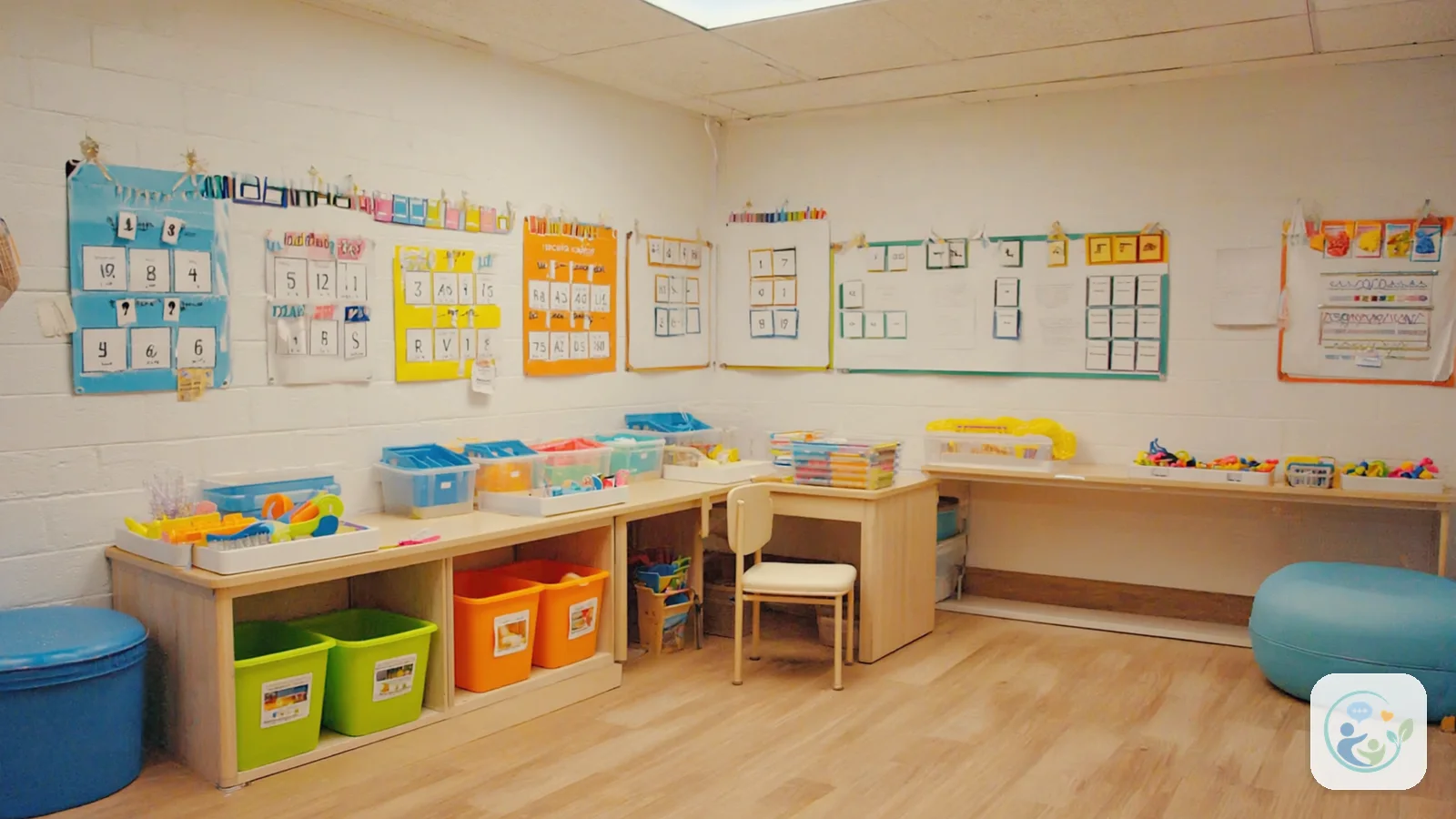 ABA therapy services in Montana: illustrative photo of a child-friendly ABA therapy room